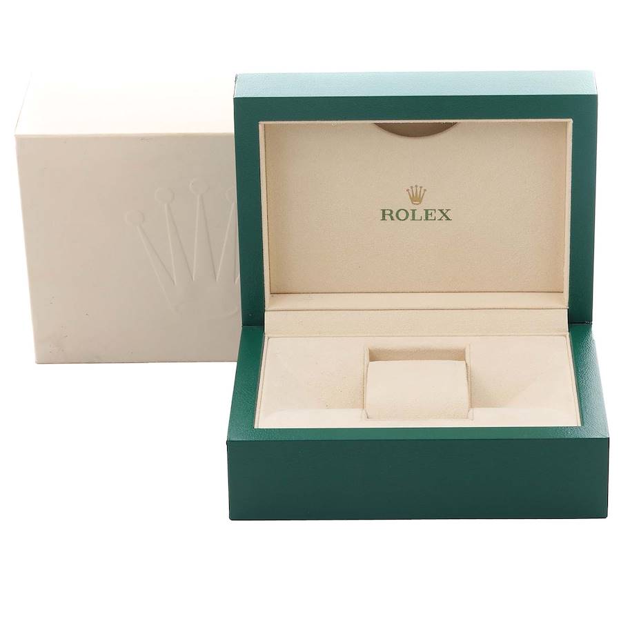 Rolex Datejust Silver Diamond Dial Steel Mens Watch 126284