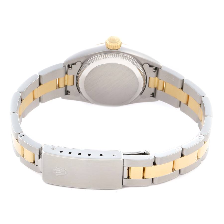 Rolex Oyster Perpetual Champagne Steel Yellow Gold Ladies Watch 67193
