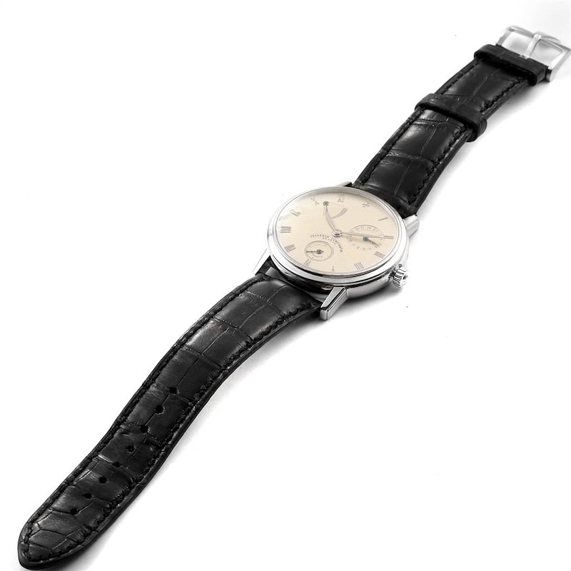 Vacheron Constantin Patrimony Date Power Reserve White Gold Watch 47200