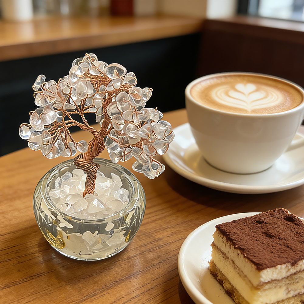 Clear Quartz Tree of Life: Amplify Energy, Purify Space & Manifest Abundance