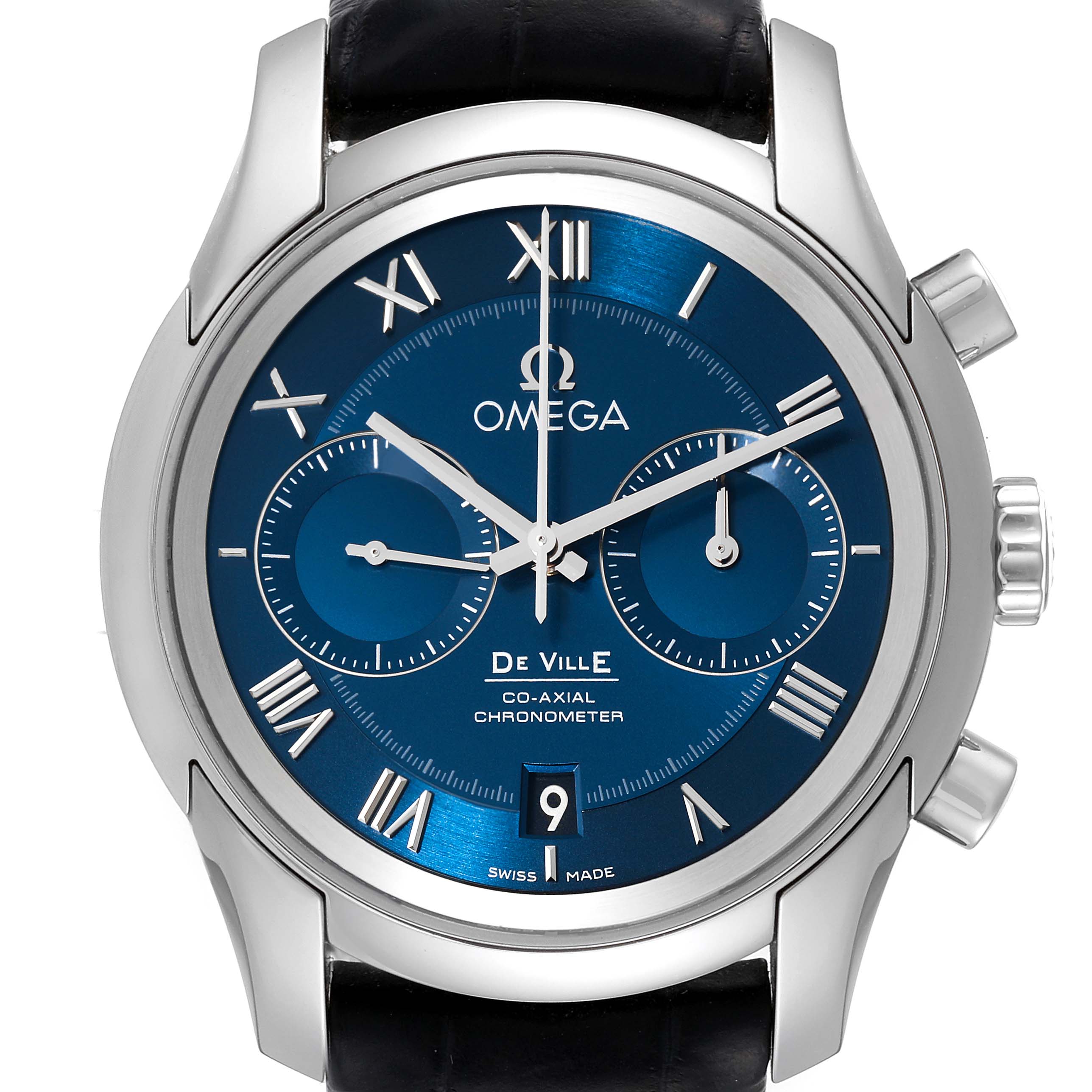 Omega DeVille 42 Blue Dial Steel Mens Watch 42.0 MM 431.13.42.51.03.001
