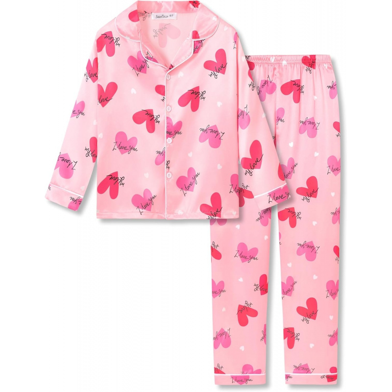 Silky Satin Pajama Long Sleeves Set