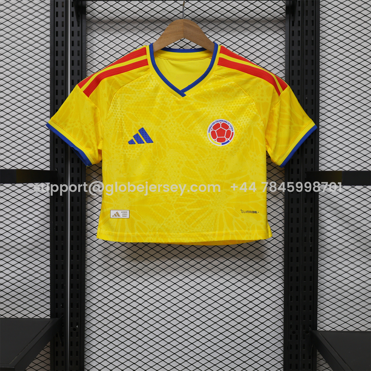Women's Colombia 2026 Home Cropped Jersey - Player Version