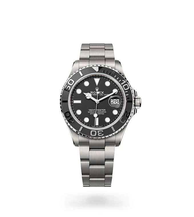 2023 Newest Rolex Yacht-Master 42 Black Dial RLX Titanium Men's Watch 226627-0001