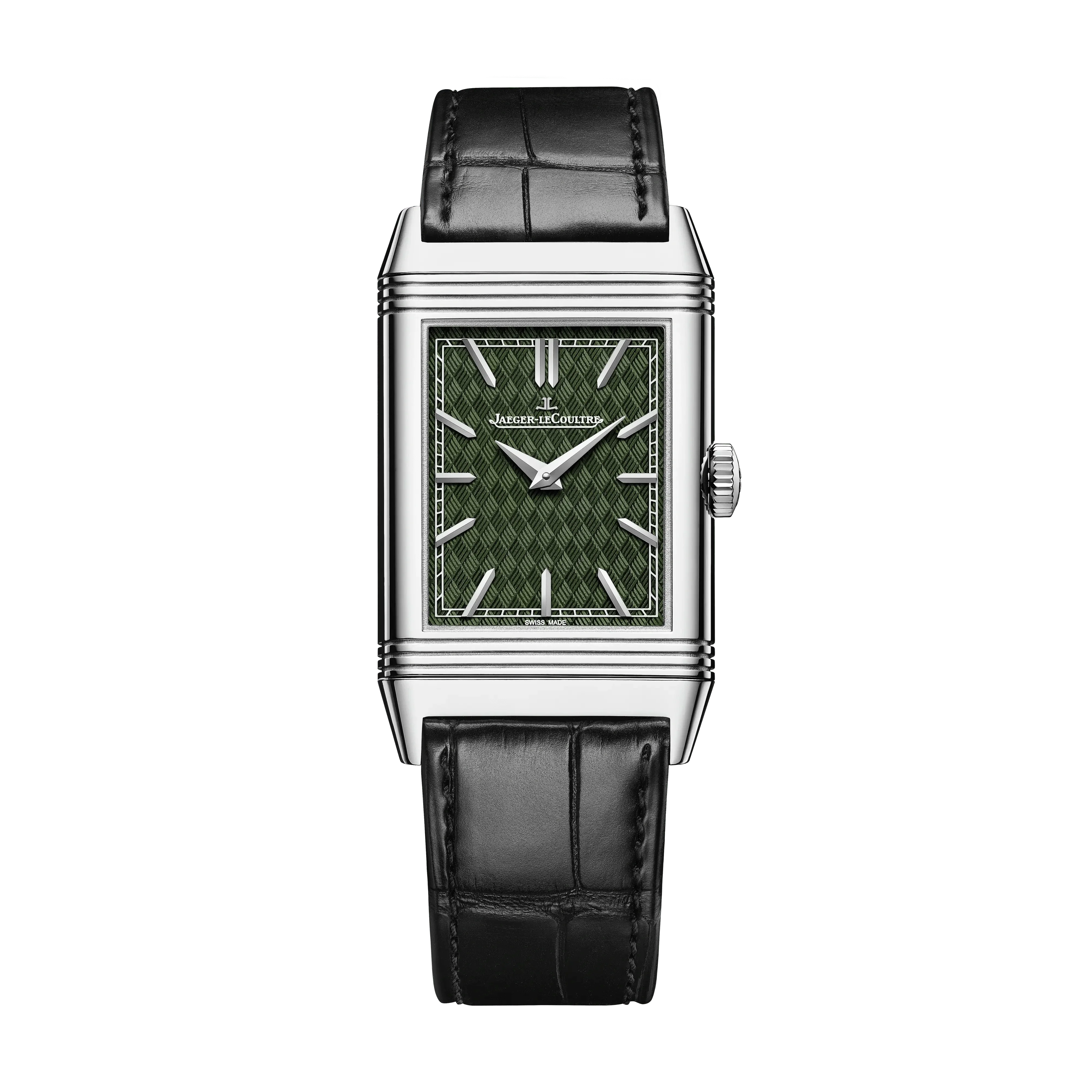 White Gold Reverso Tribute Enamel Men&rsquo;s Watch Q39334S4