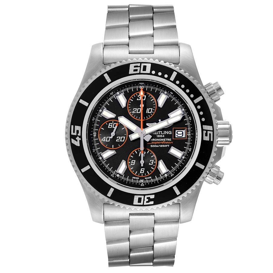 Breitling SuperOcean Chronograph II Orange Abyss Dial Watch A13341