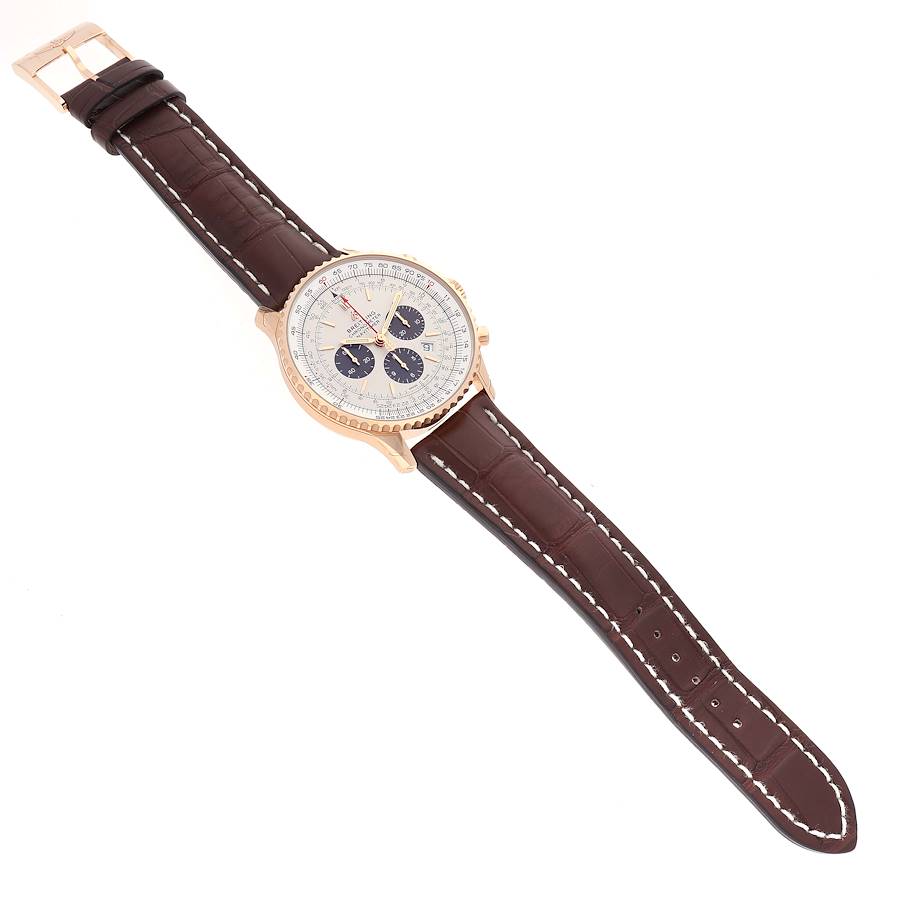 Breitling Navitimer Rose Gold Limited Edition Mens Watch RB0127