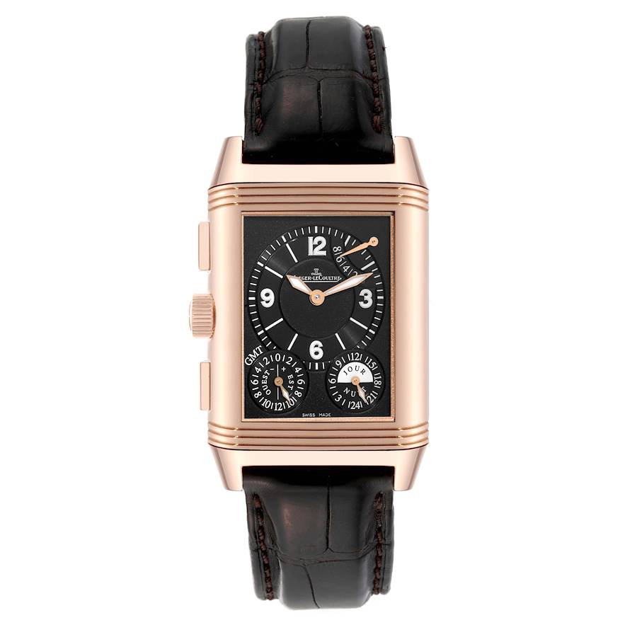 Jaeger LeCoultre Reverso Grande GMT Rose Gold Mens Watch 240.2.18 Q3022420