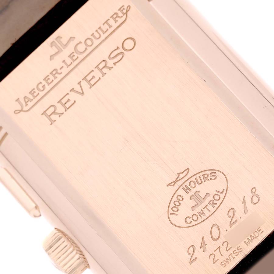 Jaeger LeCoultre Reverso Grande GMT Rose Gold Mens Watch 240.2.18 Q3022420