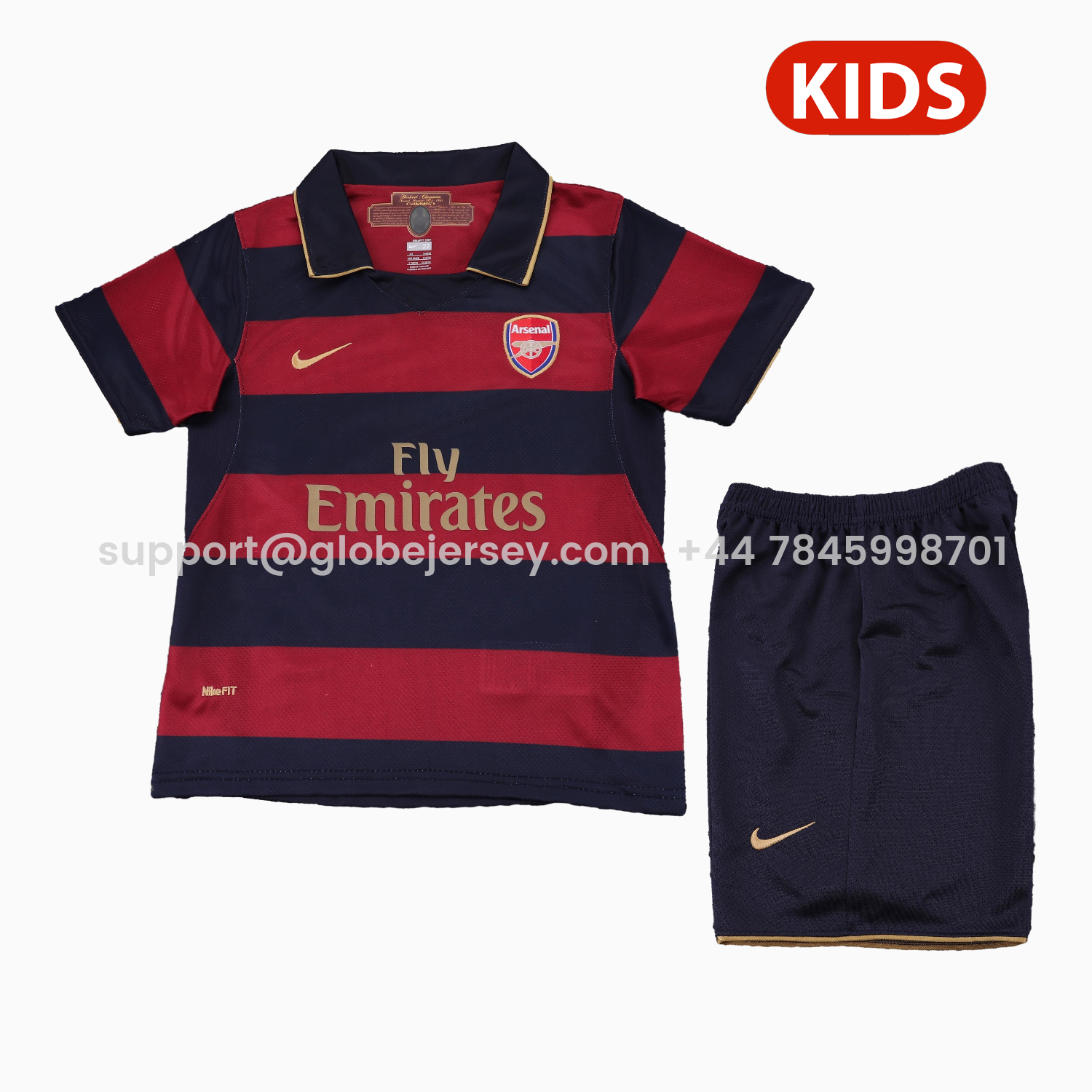 Retro Arsenal 2007-08 Third Kids Kit