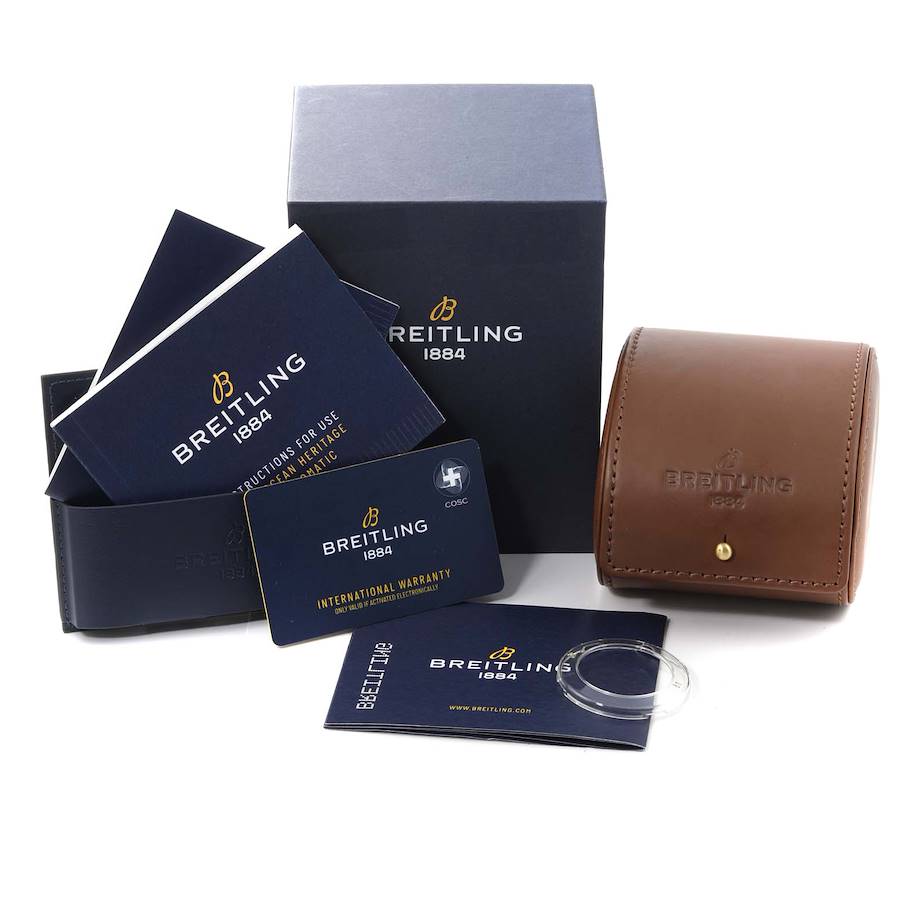 Breitling Superocean Heritage II 42 Steel Rose Gold Mens Watch UB2010