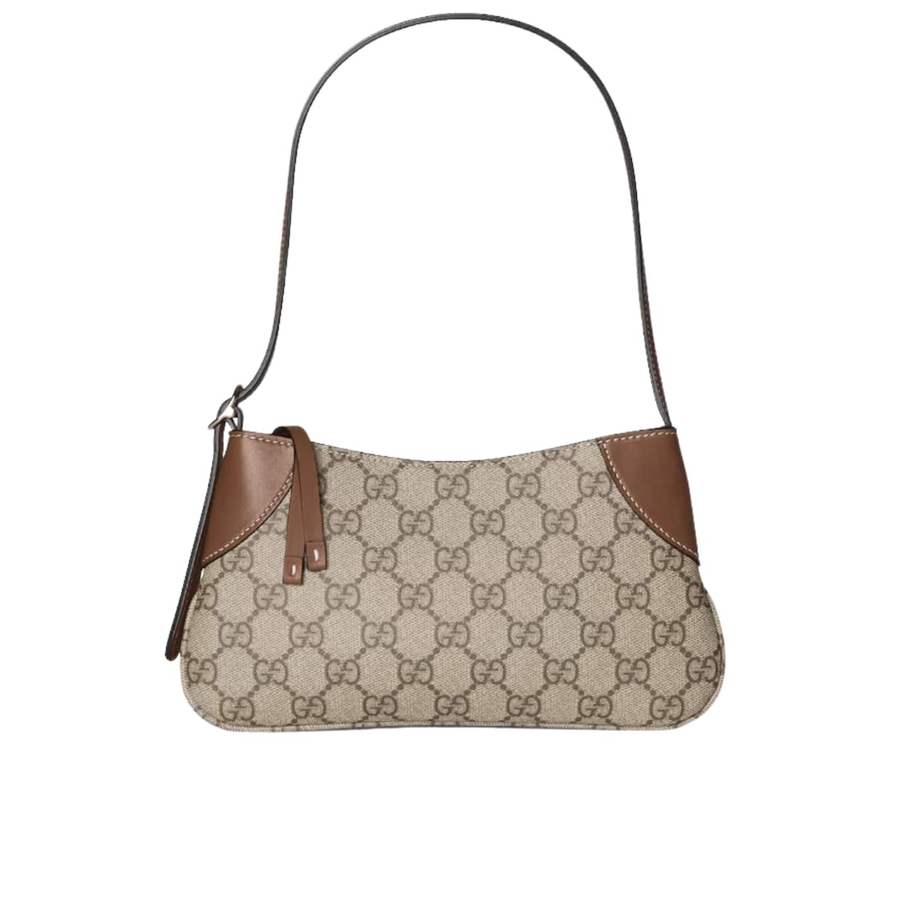Gucci Gg Emblem Super Mini Shoulder Bag Beige And Brown 24Cm 820696 Fad6L 9758