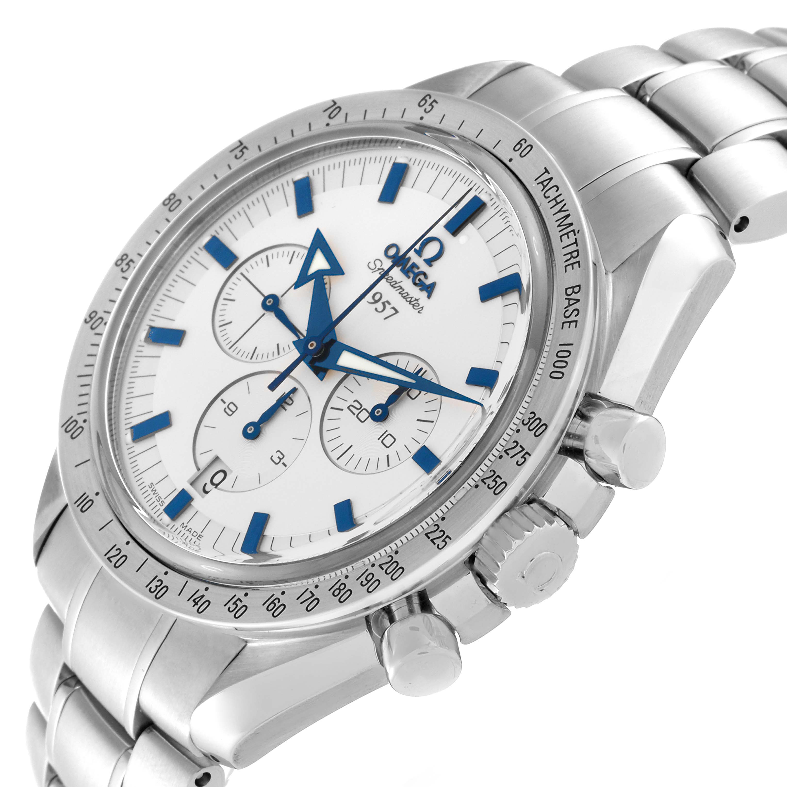 Omega Speedmaster Broad Arrow 1957 Steel Mens Watch 42.0 MM 321.10.42.50.02.001 Card