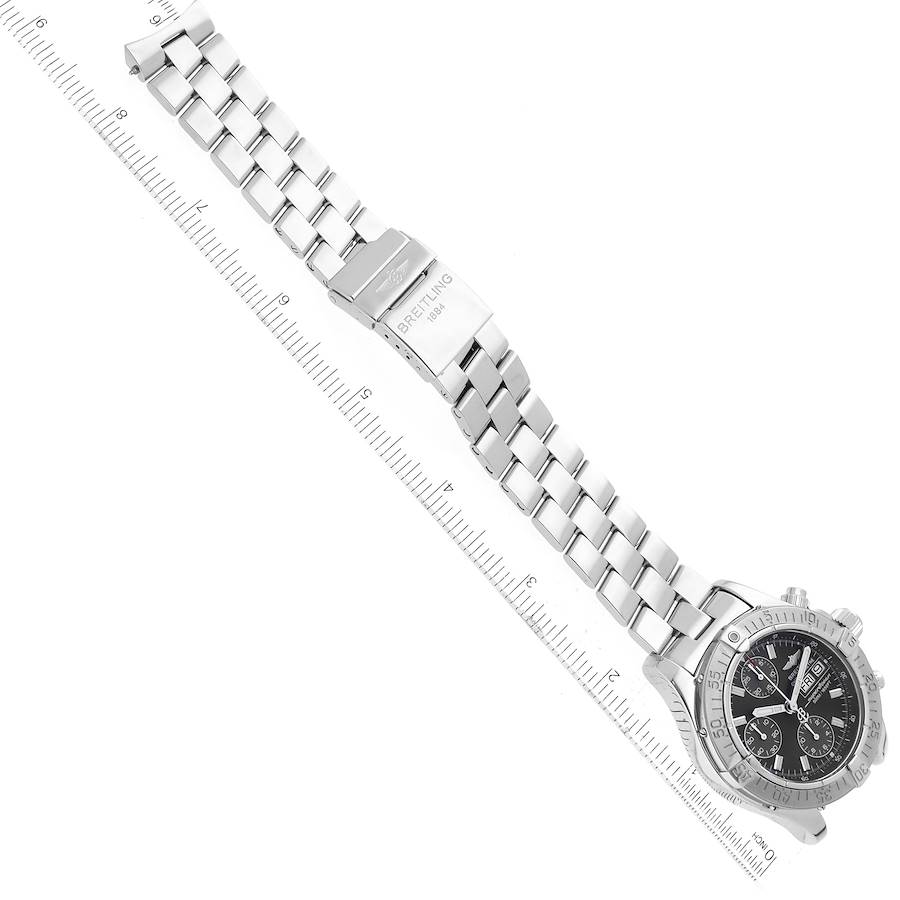 Breitling Aeromarine Superocean Gray Dial Steel Mens Watch A13340
