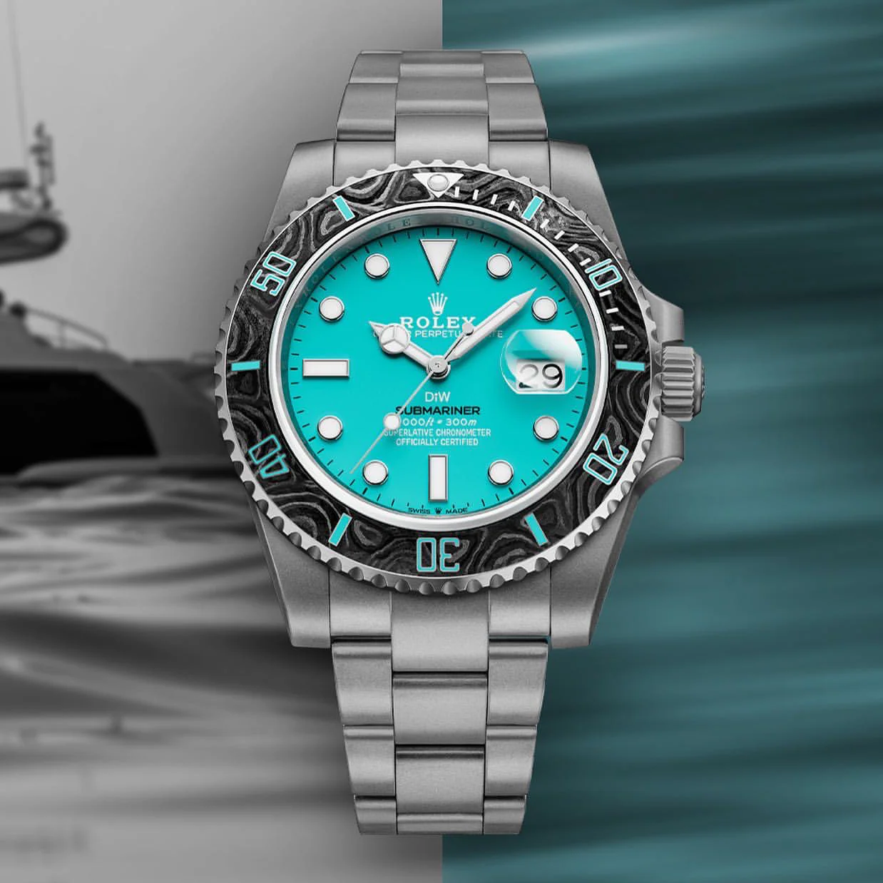 DiW Rolex Submariner AQUAMARINE
