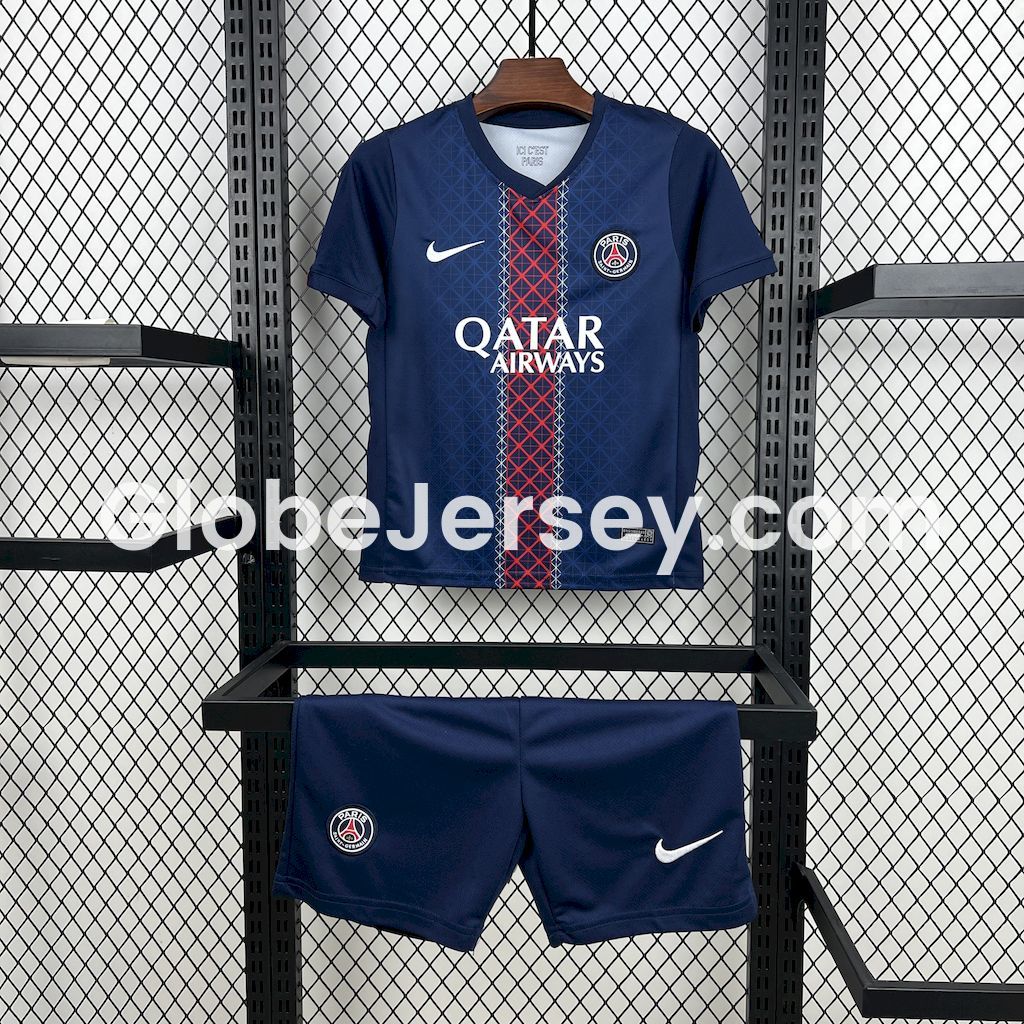 Paris Saint-Germain PSG 25-26 Home Kids Kit