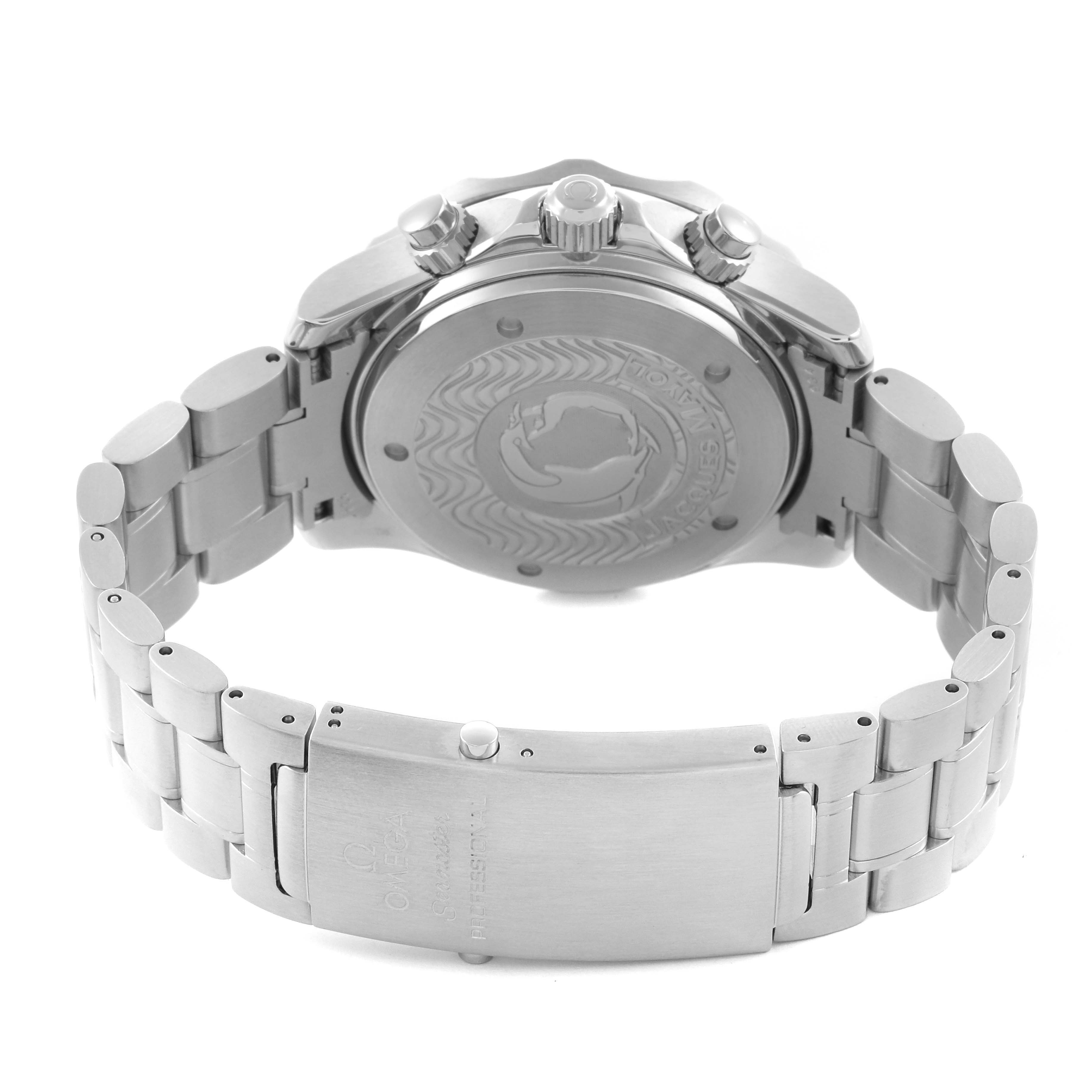 Omega Seamaster Apnea Jacques Mayol Silver Dial Mens Watch 42.0 MM 2595.30.00