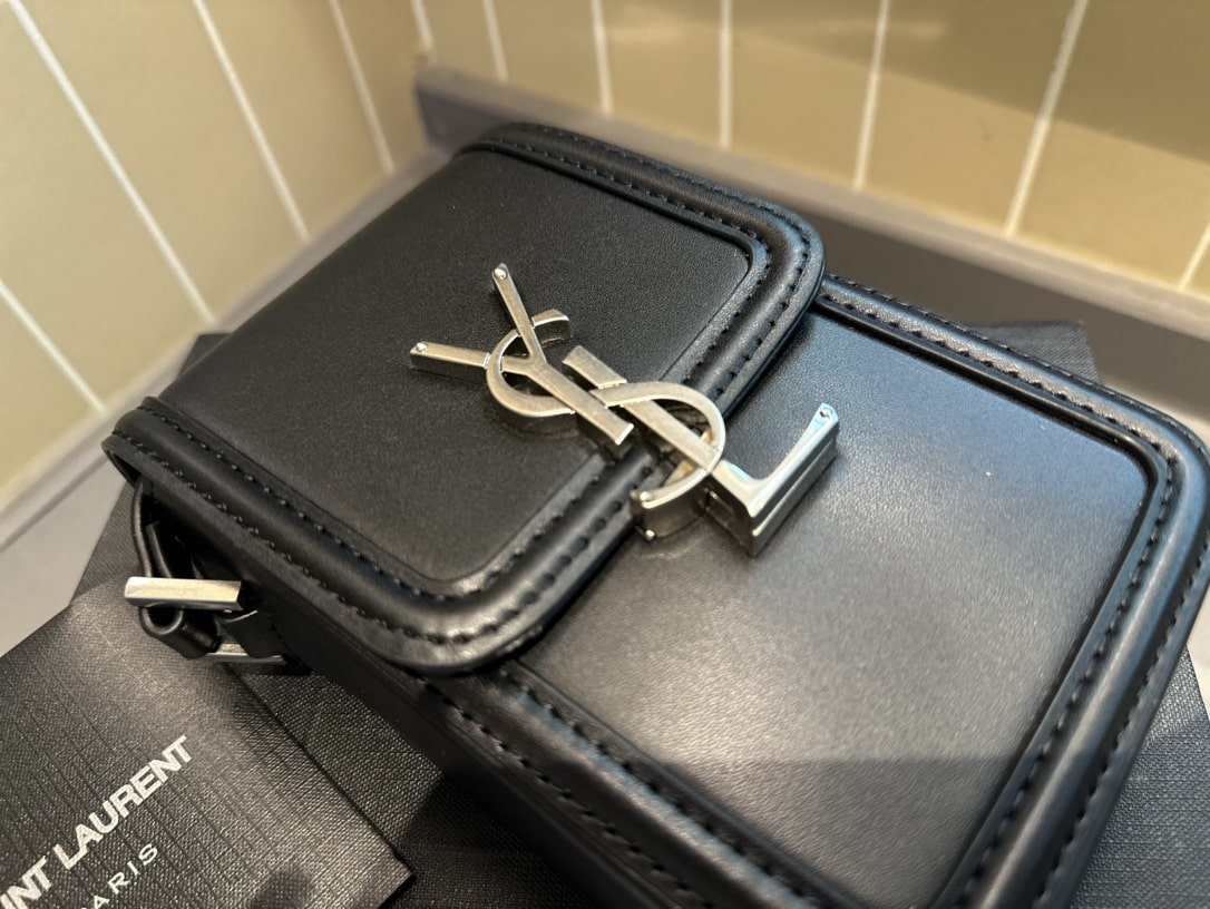 Saint Laurent Solferino Mini Bag In Smooth Leather Black 11Cm 7539630Sx0E1000