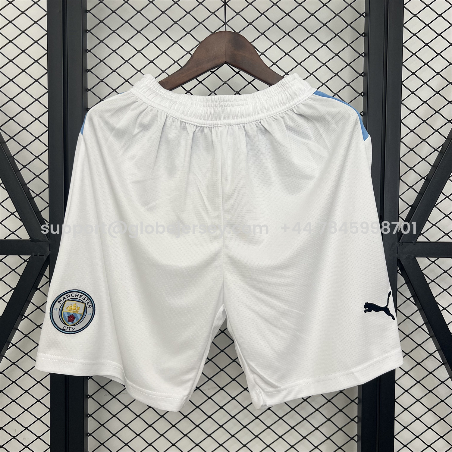 Manchester City 25-26 Home White Shorts - Fans Version