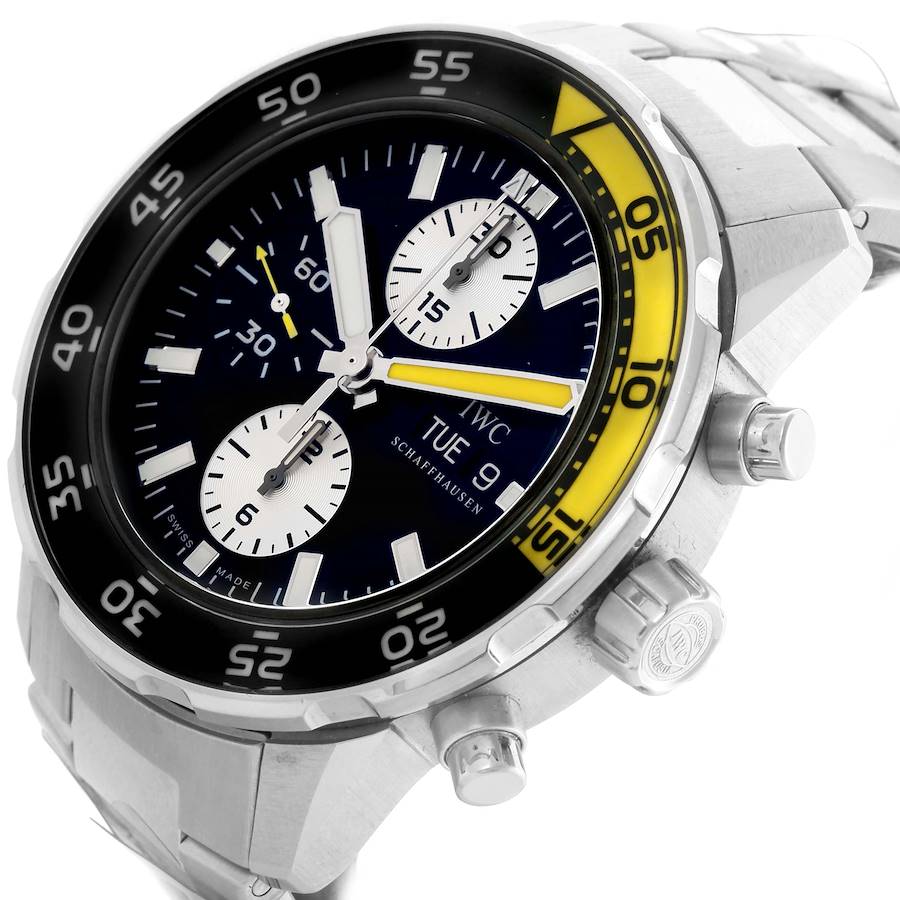 IWC Aquatimer Automatic Chronograph Day Date Mens Watch IW376701