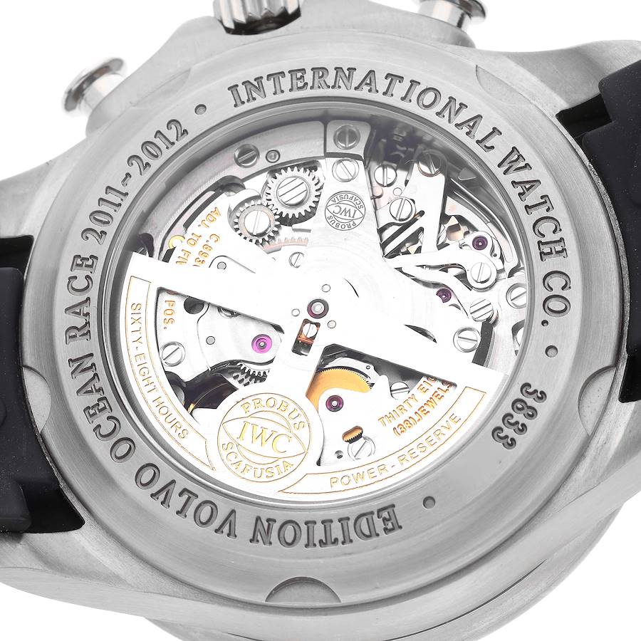IWC Portuguese Yacht Club Carbon Dial Titanium Mens Watch IW390212