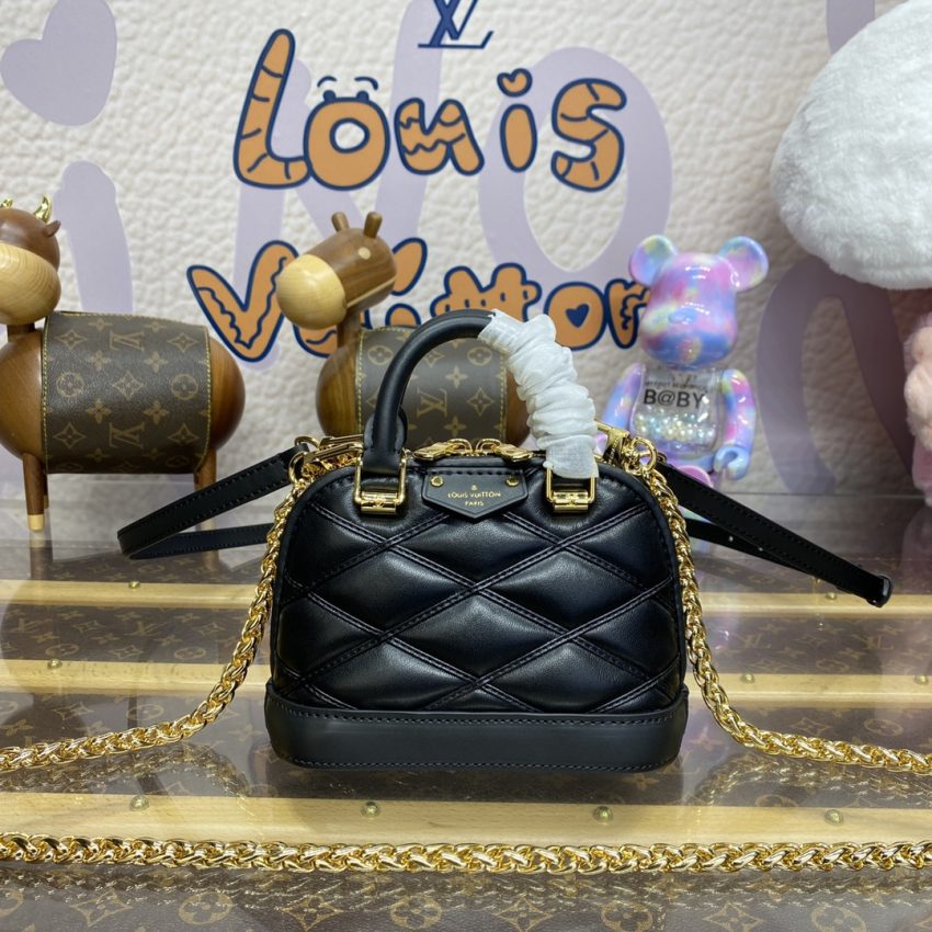 Replica Louis Vuitton Alma Nano Black