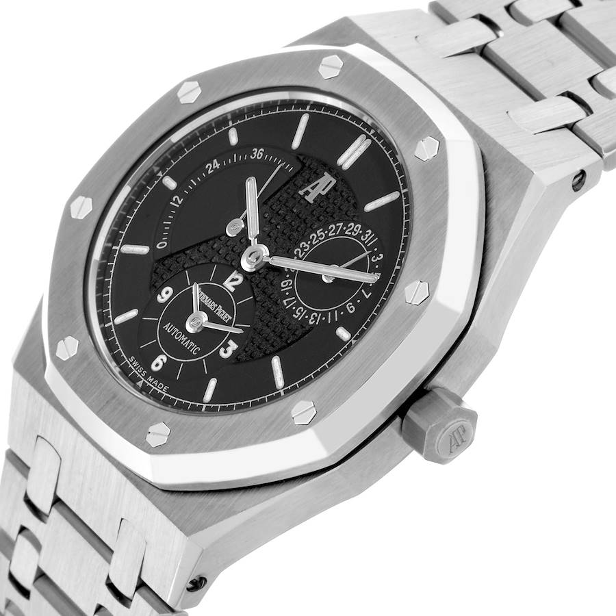 Audemars Piguet Royal Oak Dual Time Power Reserve Steel Watch 25730ST