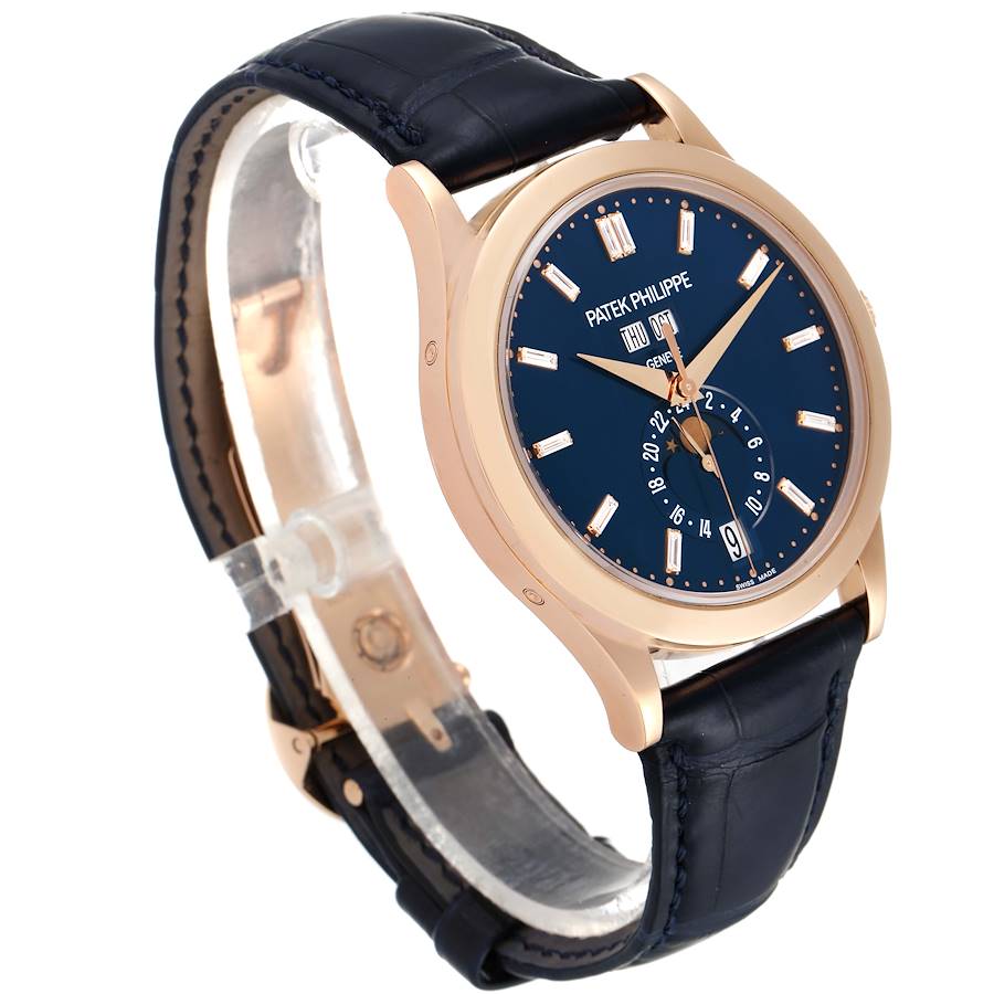 Patek Philippe Complications Annual Calendar Rose Gold Diamond Watch 5396