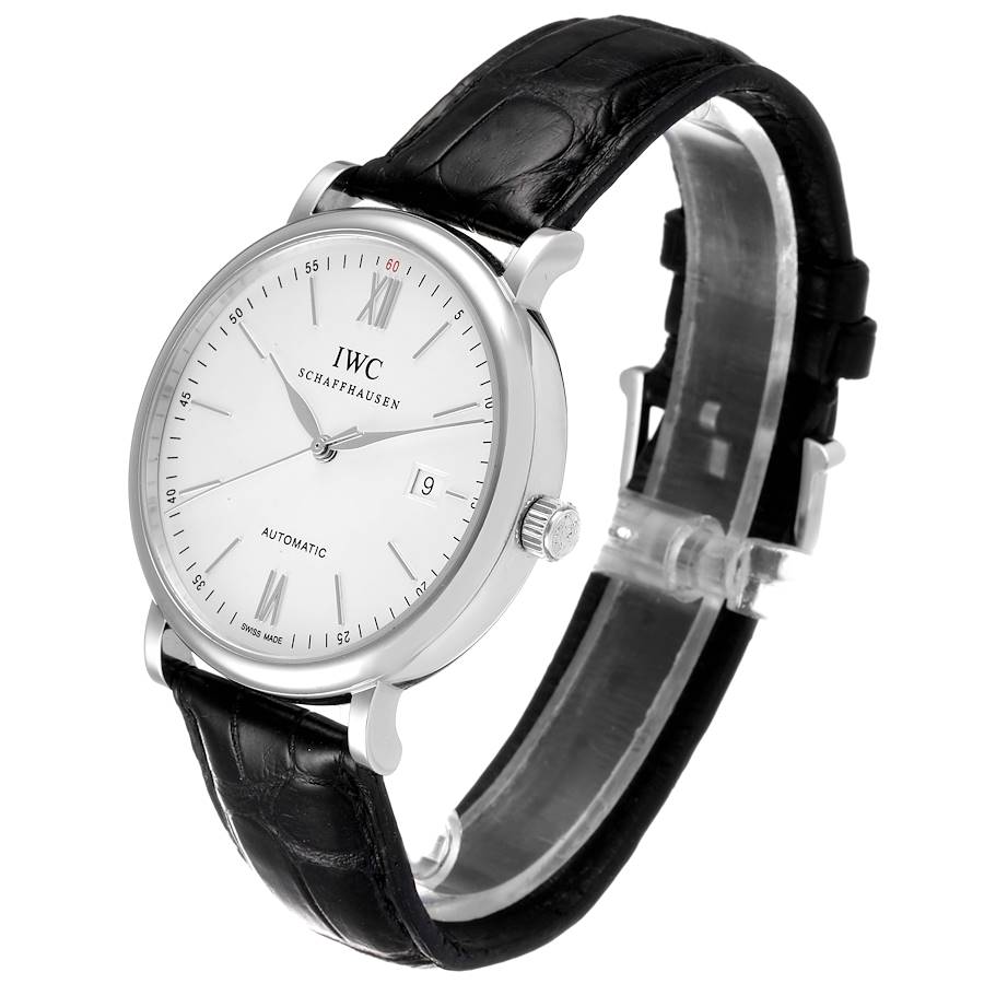 IWC Portofino Silver Dial Automatic Steel Mens Watch IW356501
