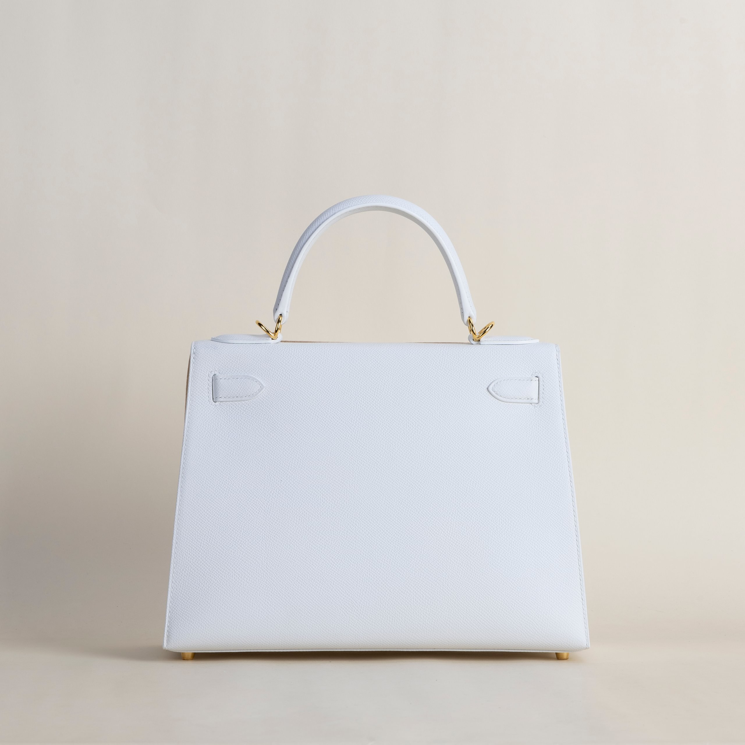 Kelly 25 epsom blanc GHW