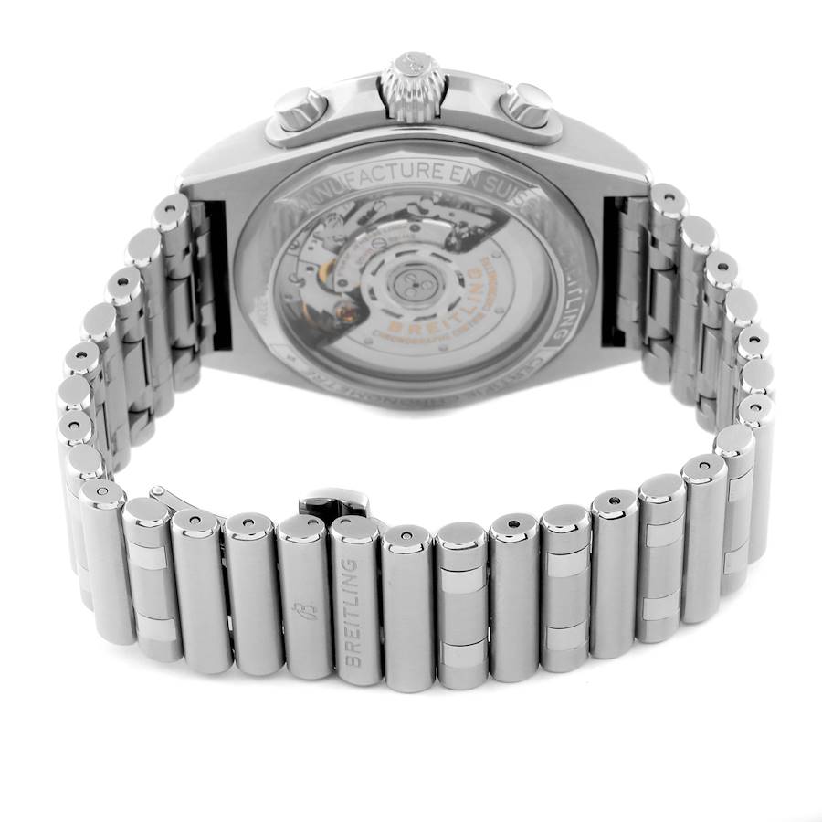 Breitling Chronomat B01 Black Dial Steel Mens Watch AB0134