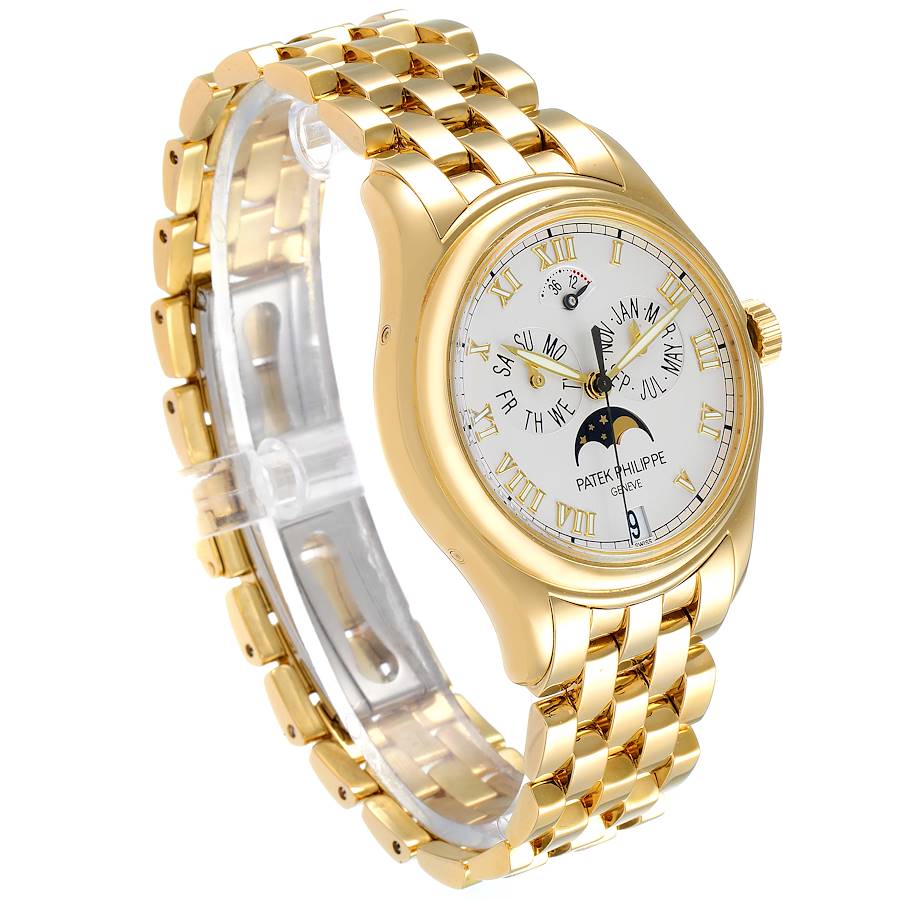 Patek Philippe Annual Calendar Moonphase Yellow Gold Mens Watch 5036