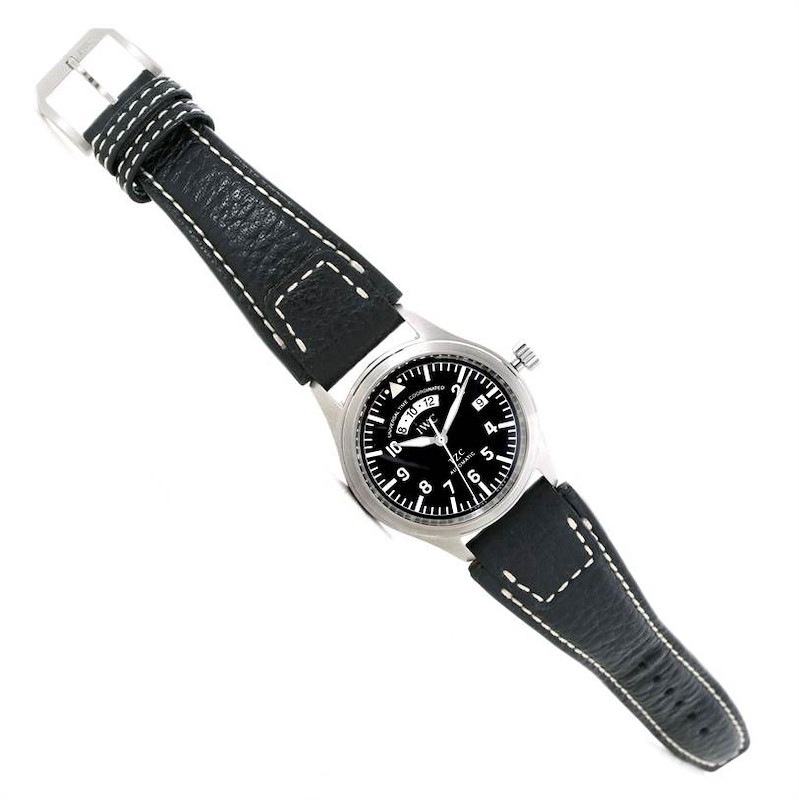IWC UTC Second Time Zone Automatic Steel Mens Watch IW325101