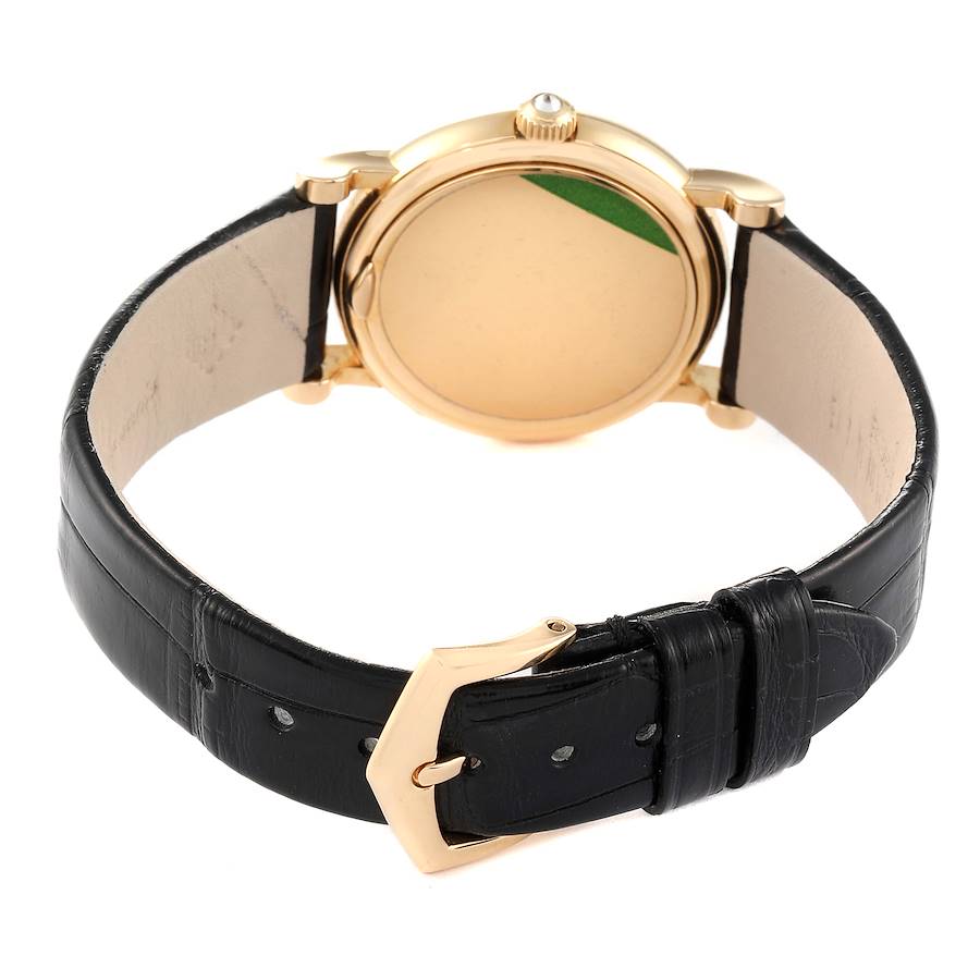 Patek Philippe Calatrava Yellow Gold Bronze Diamond Dial Ladies Watch 4858J