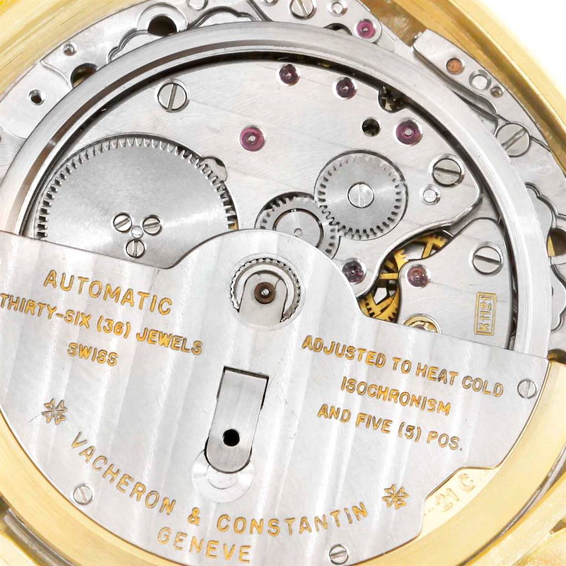 Vacheron Constantin Automatic 18K Yellow Gold Watch 7664 Box