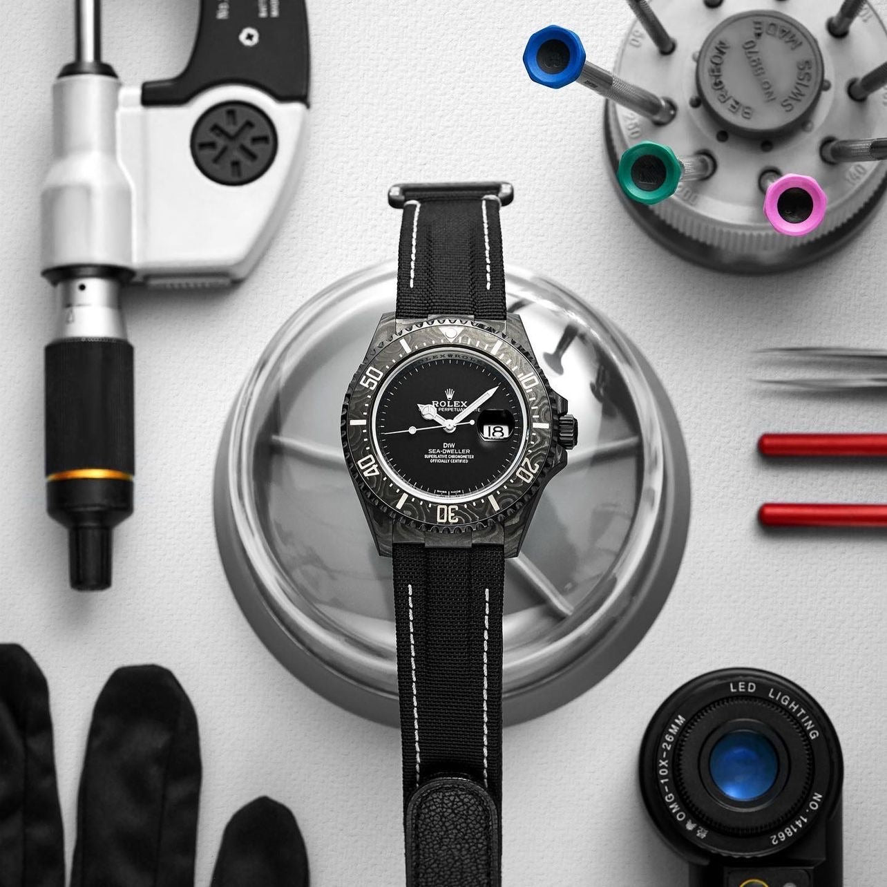 NTPT Carbon DiW Rolex Sea Dweller GHOST