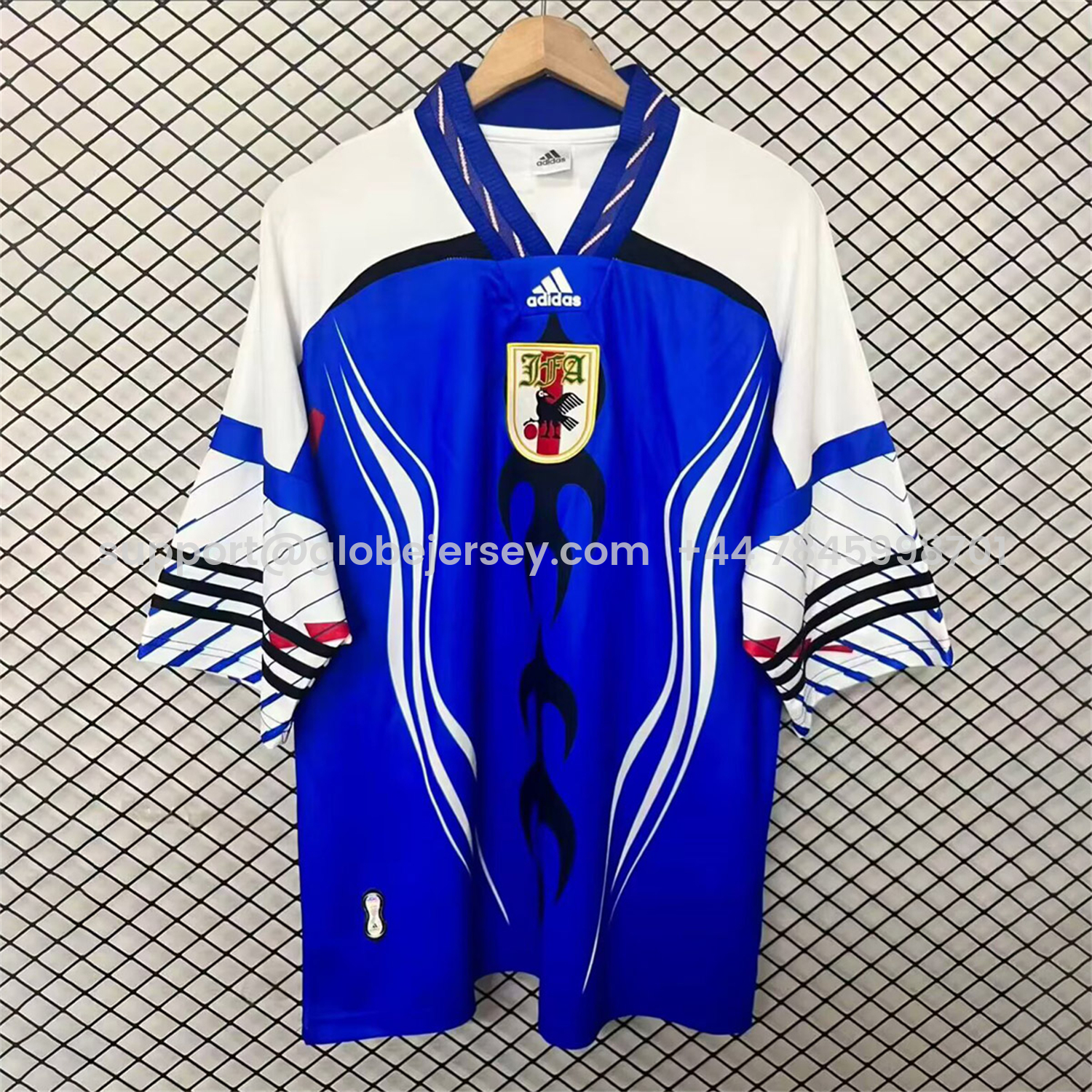 Japan 2026 Retro Style Blue Jersey - Fans Version