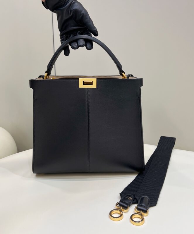 Replica Fendi Peekaboo X Lite Black