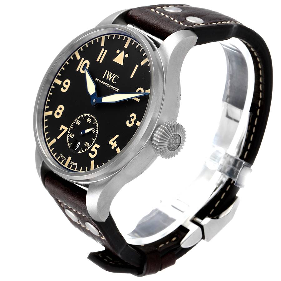 IWC Big Pilot Heritage Black Dial Titanium LE Mens Watch IW510301