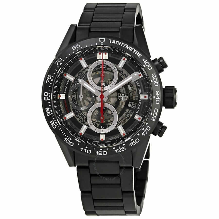 TAG Heuer Carrera CAR2090.BH0729 Black Skeleton Super Clone
