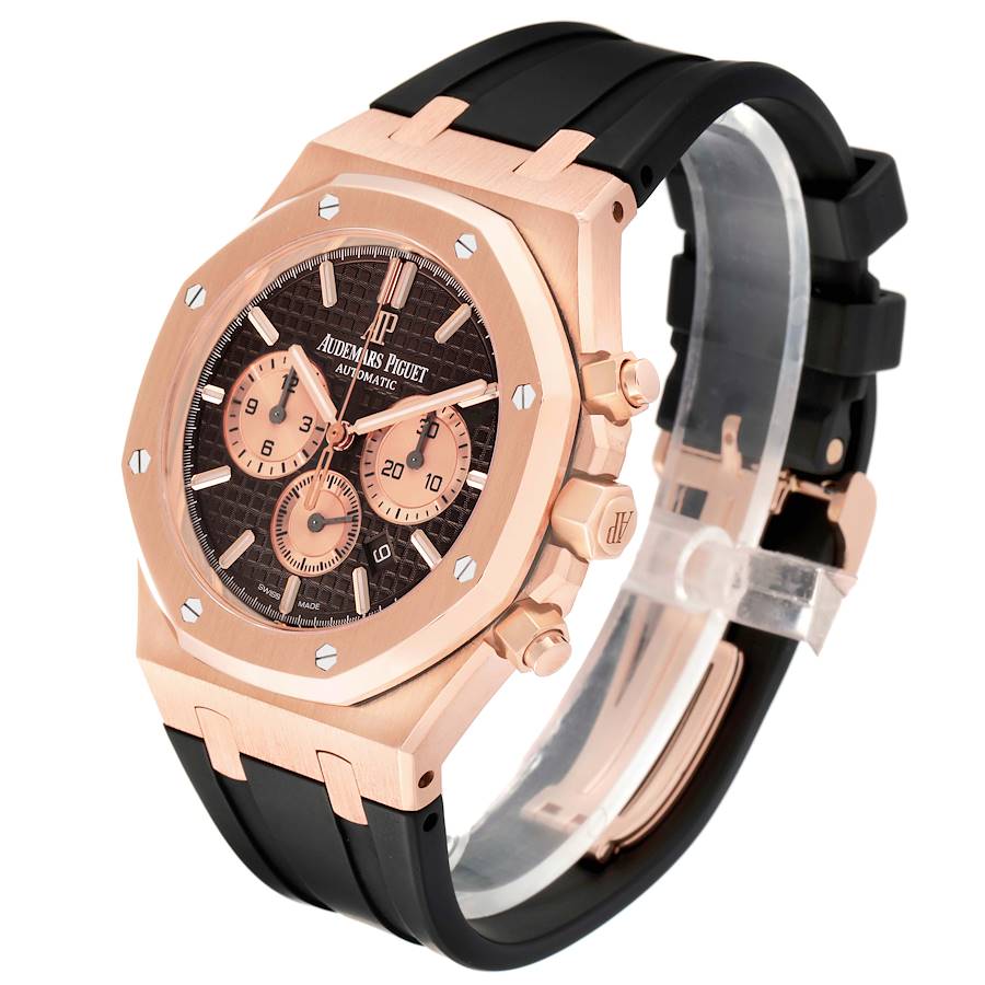 Audemars Piguet Royal Oak Rose Gold Chronograph Mens Watch 26331OR