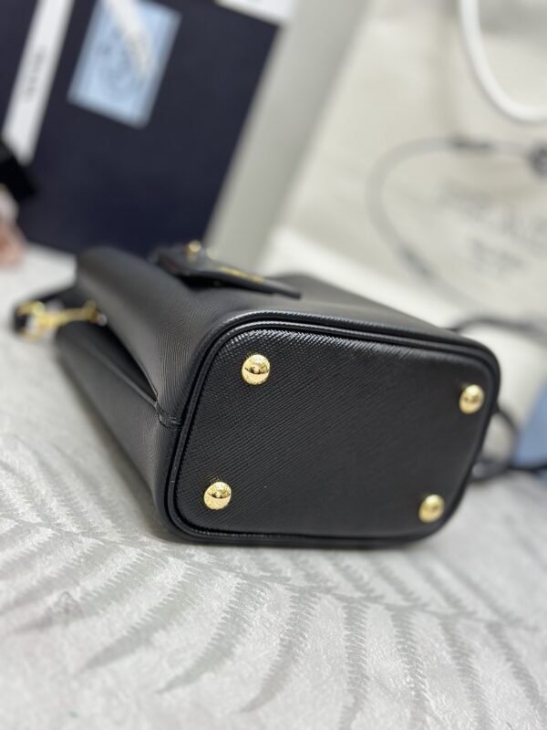 Replica Prada Saffiano Black Bucket Black
