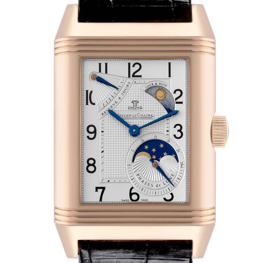 Jaeger LeCoultre Reverso Sun Moon Rose Gold Watch 270.2.63 Q3042420