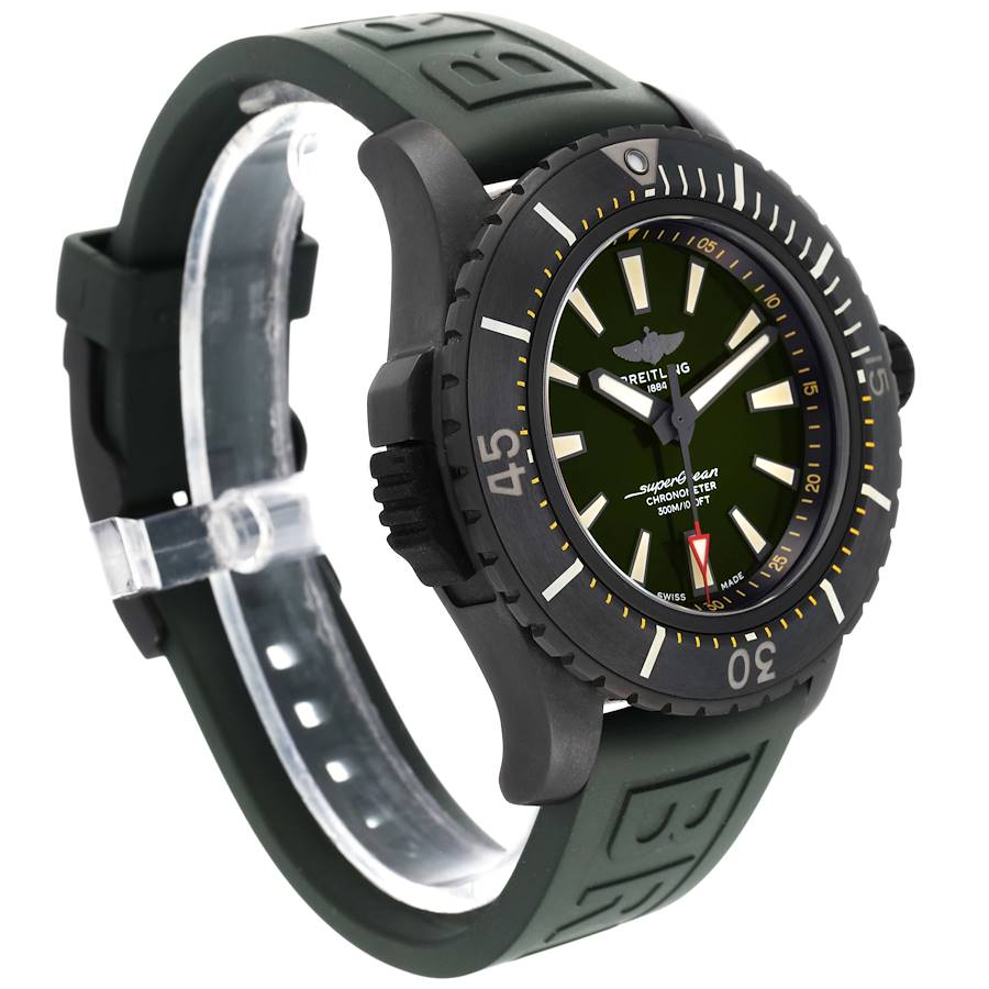 Breitling Superocean 48 Green Dial Titanium Mens Watch V17369