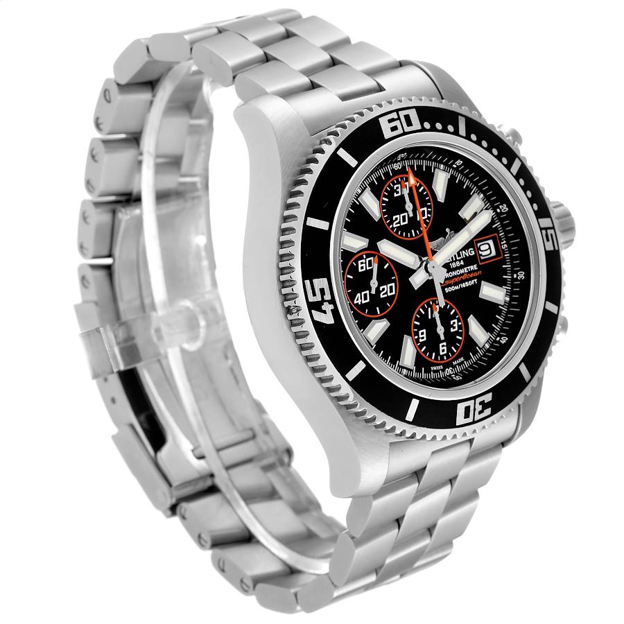 Breitling SuperOcean Chronograph II Orange Abyss Dial Watch A13341