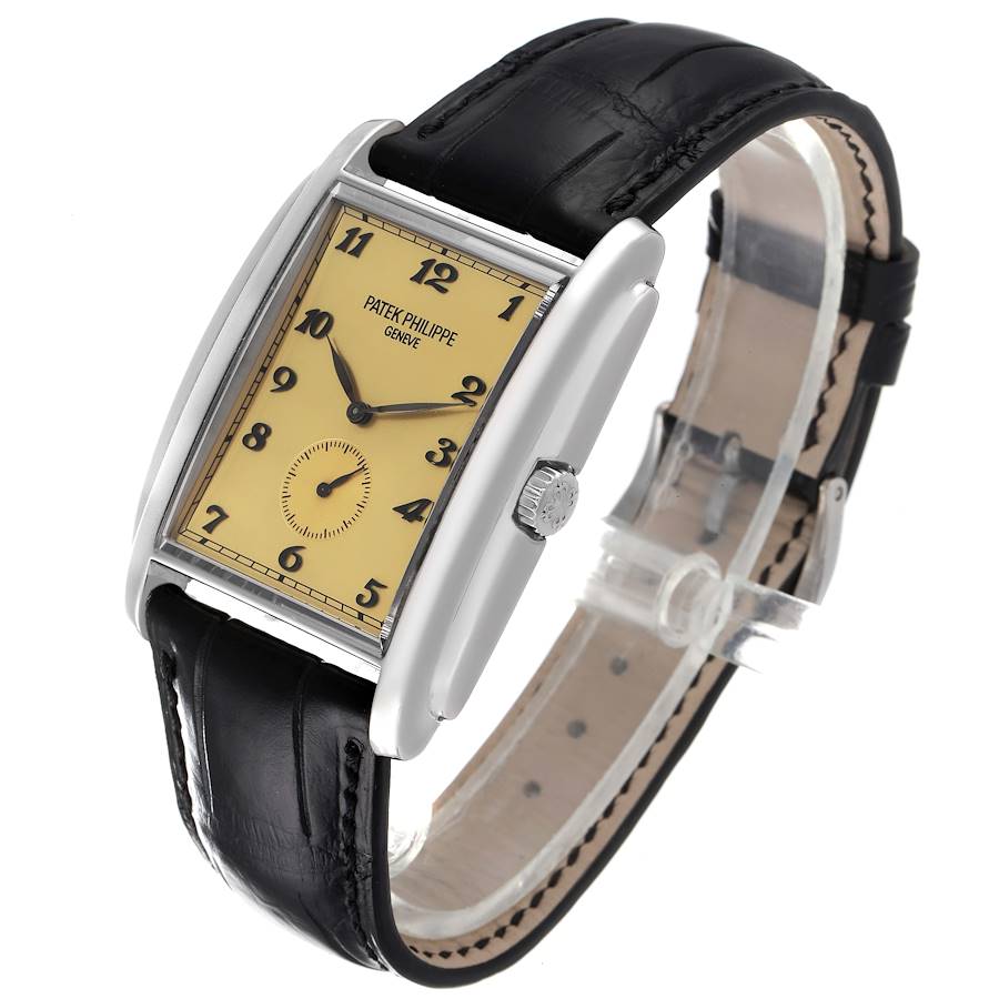 Patek Philippe Gondolo Small Seconds White Gold Mens Watch 5124