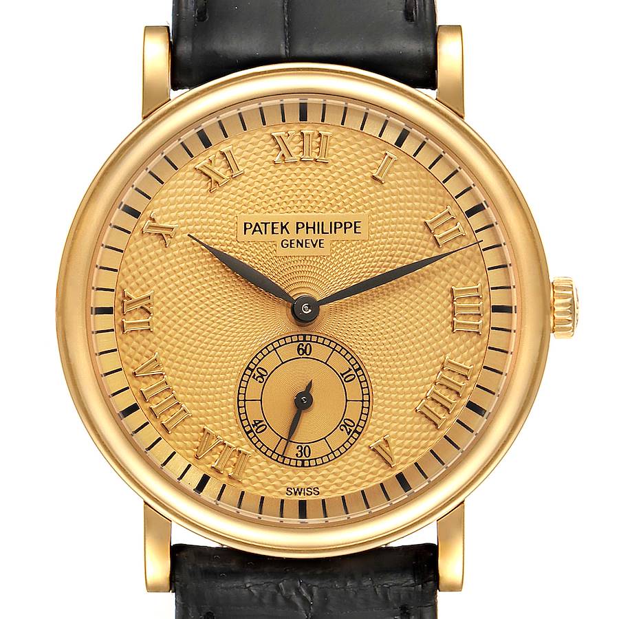 Patek Philippe Calatrava Officier Rose Gold Mens Watch 5022
