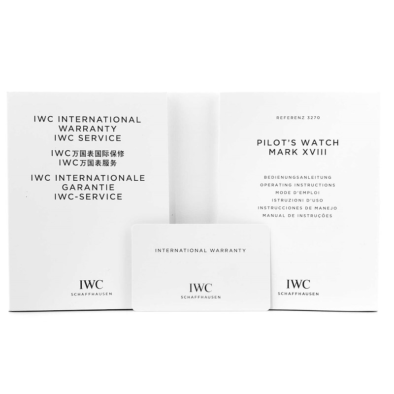 IWC Pilot Mark XVIII Petit Prince Blue Dial Mens Watch IW327014