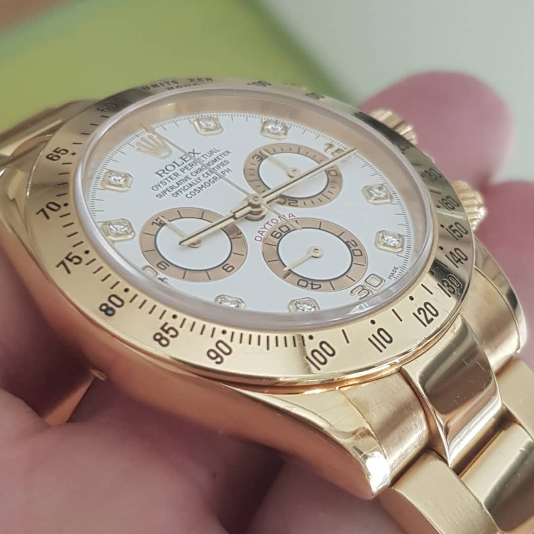 Rollie-The Crown Cosmograph Daytona 18K Yellow Gold 116508 Series