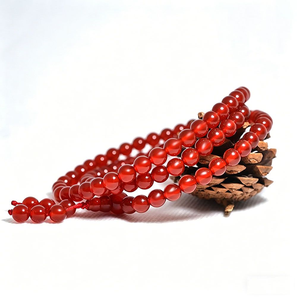 GemVibra Red Agate Talisman Bracelet – Grounding Vitality & Protection